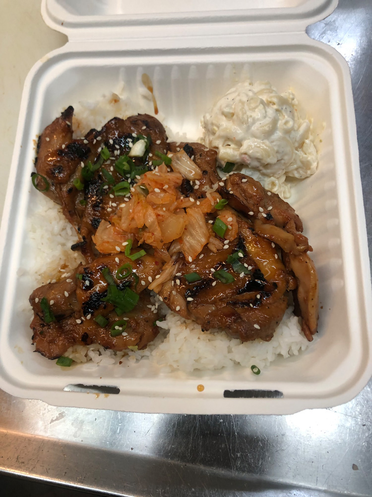 Korean Chicken with Kim Chee